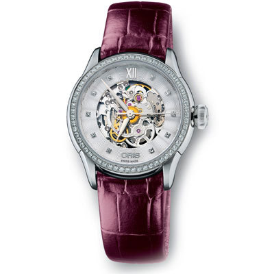���� Oris Artelier Skeleton Diamonds